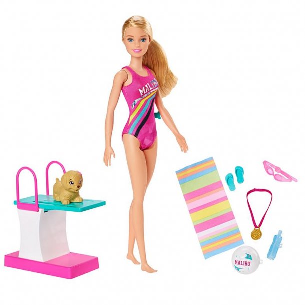 ært Tilståelse svært Dreamhouse Adventures, svømmedukke m/ tilbehør, Barbie | MIDhobby.dk