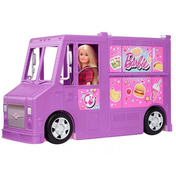mistænksom antik forklædt Barbie, Food Truck m/ tilbehør (GMW07), Barbie | MIDhobby.dk