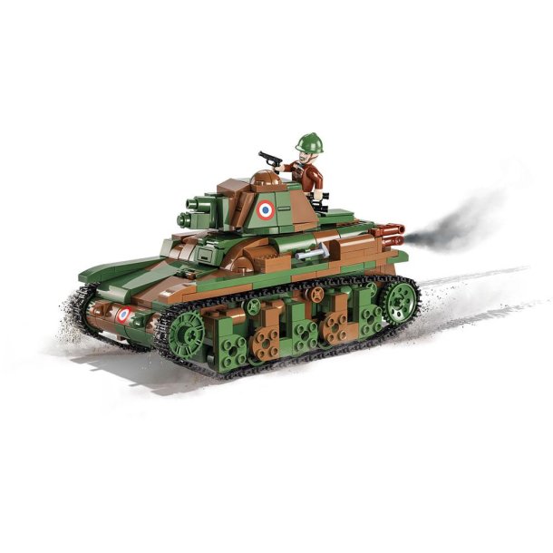 2553 COBI Renault R35 - 540 elem - WWII French light infantry tank 